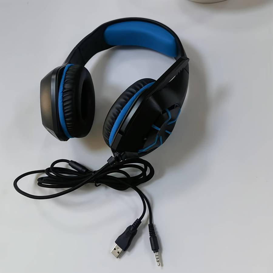 Wired Headphones Blue