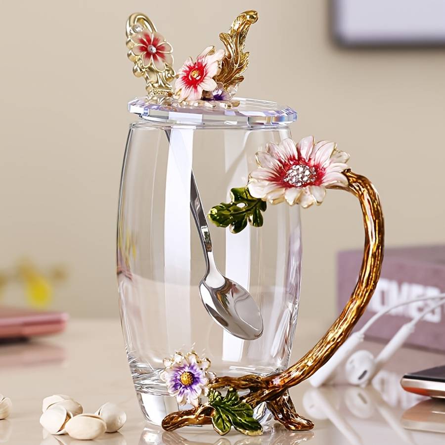 Water Cup Model 320Ml Short Cup   Spoon