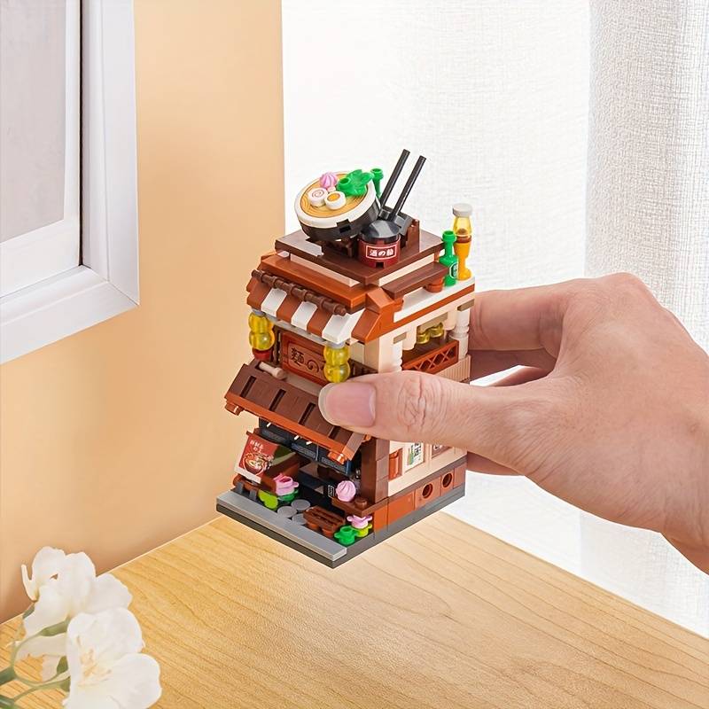 Building Toy Architectural Model Toy Set Style 1653 Hot Spring House
