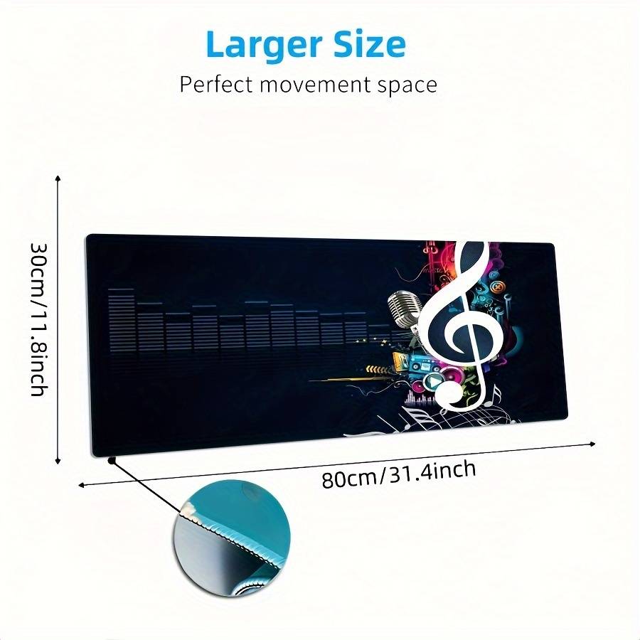 Mouse Pad Size 31.4x11.8Inch