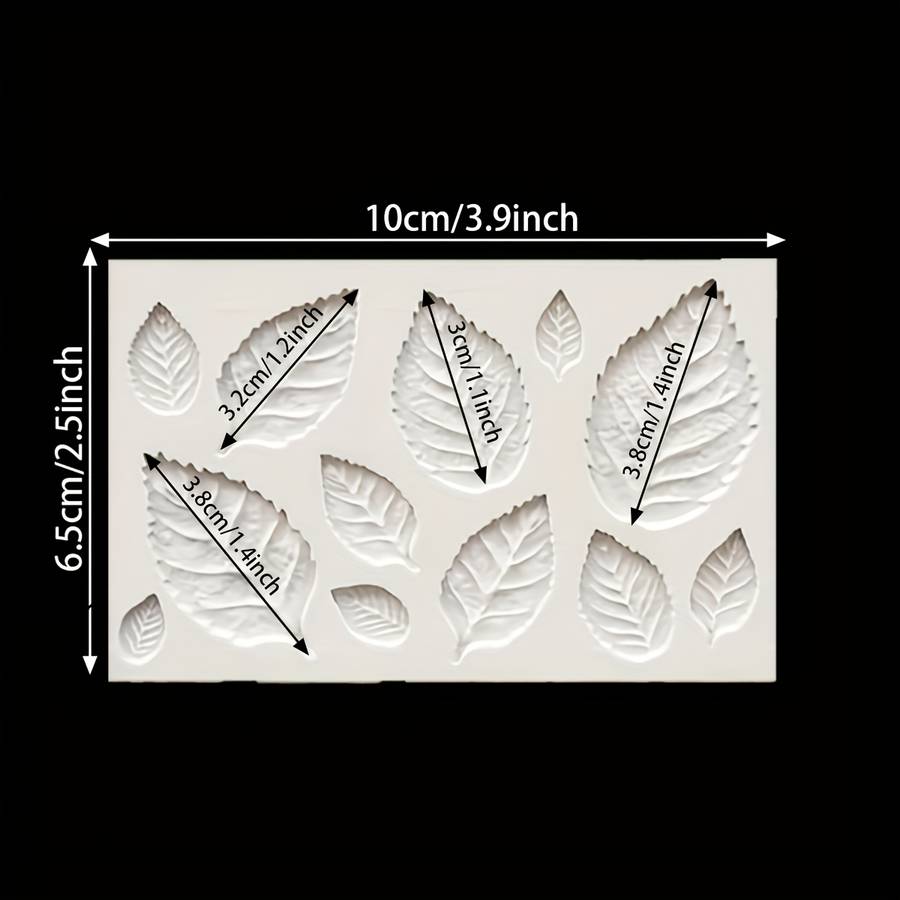 Suitable For Baking Molds Model Multi Piece Maple Leaf Silicone Mold