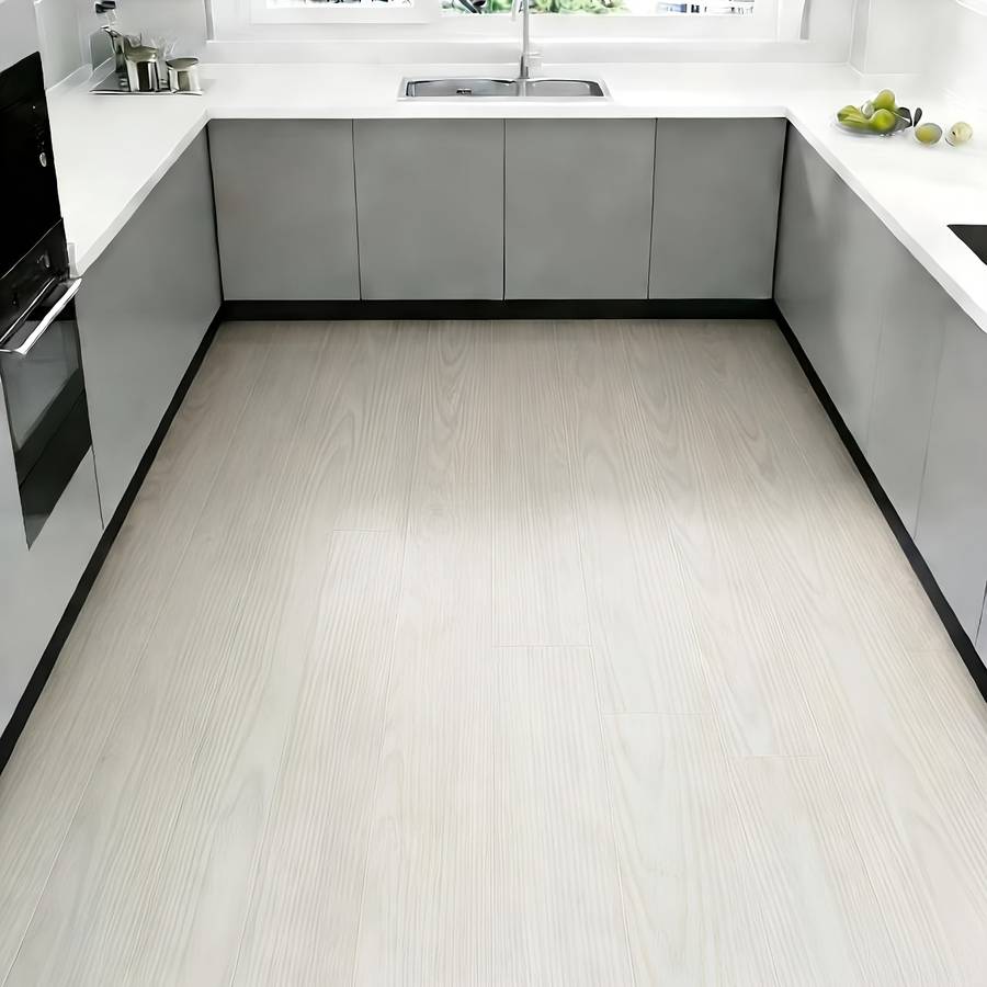 Self Adhesive Floor Stickers Gray White 40.01Cm*9.0Meter