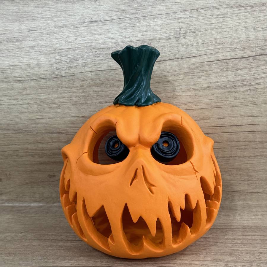 Halloween Decorations Items Hollowed Out Large Pumpkin