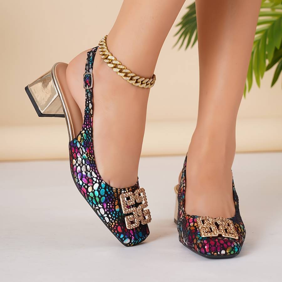 Women S High Heels Color Multicolor Sizeuk 9