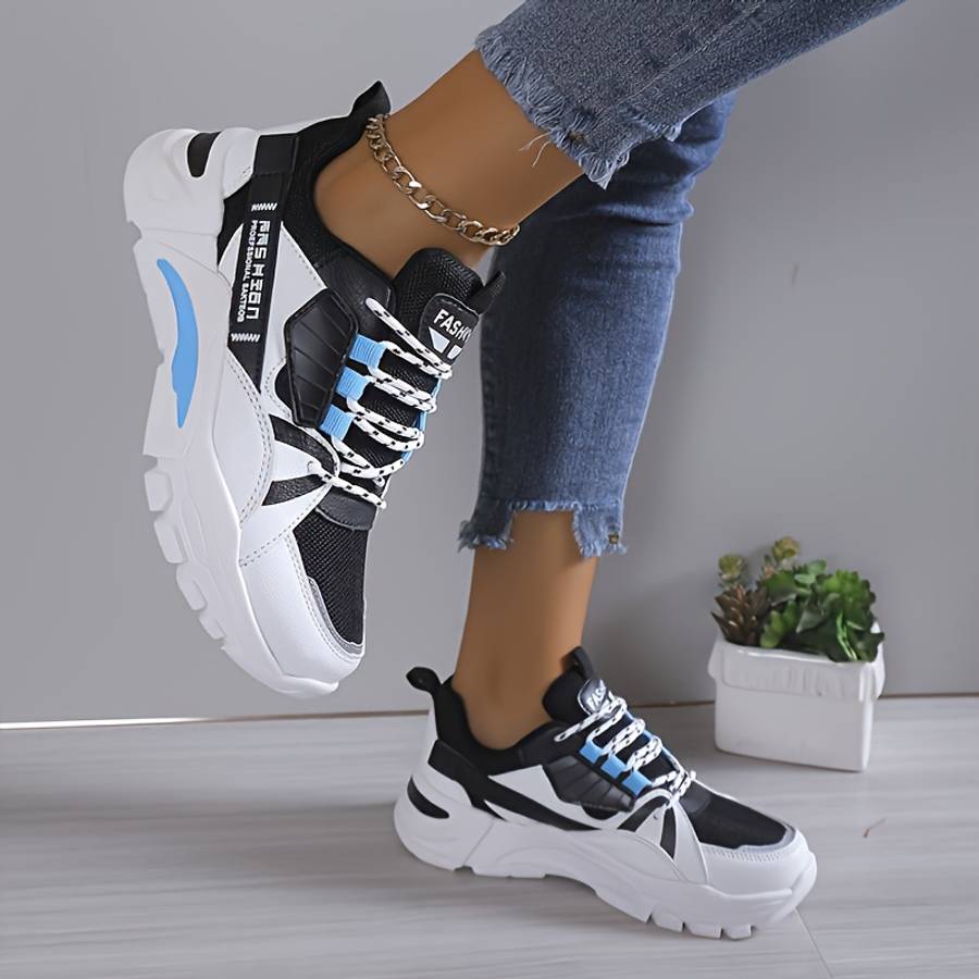 Women S Sneakers Color White Blue Sizeuk 4