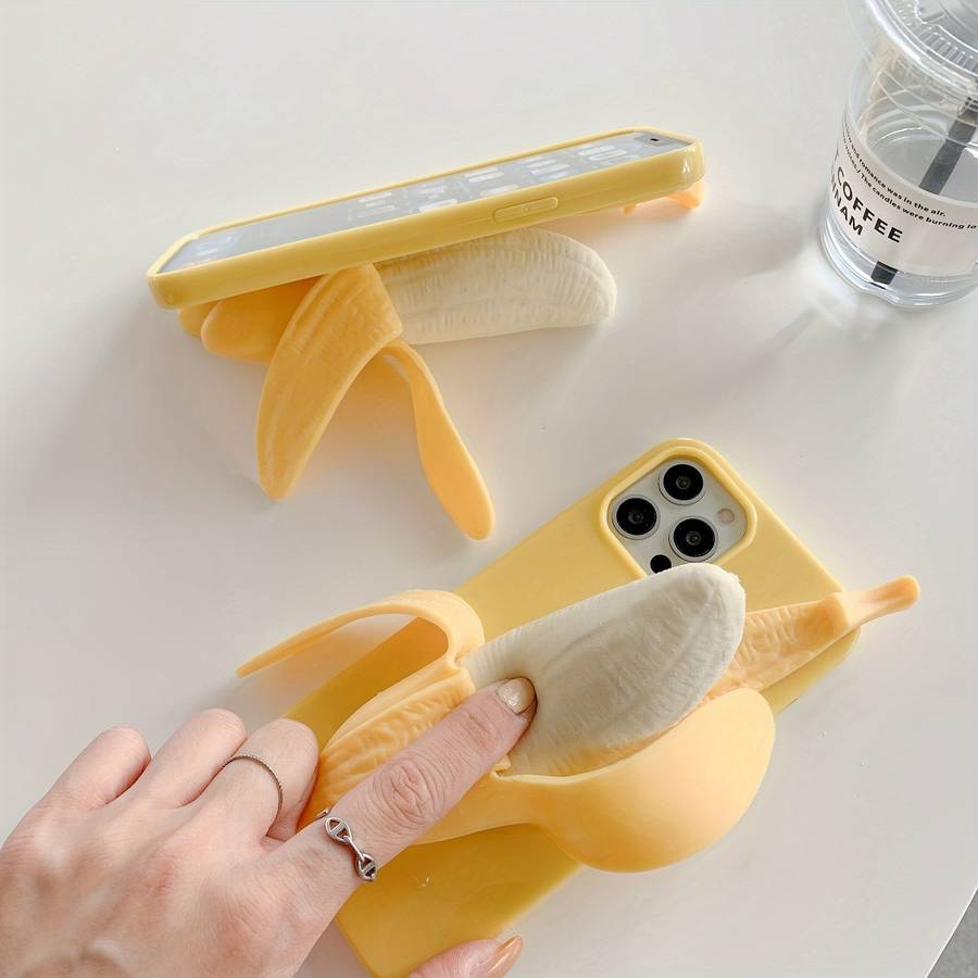 1Pc Bright Yellow For iPhone 11 Phone Case Phone Cover