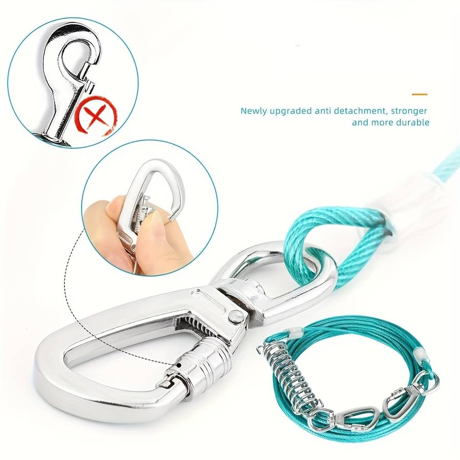 Dog Leash Color Lce Blue For 56.7Kg Size 40Ft