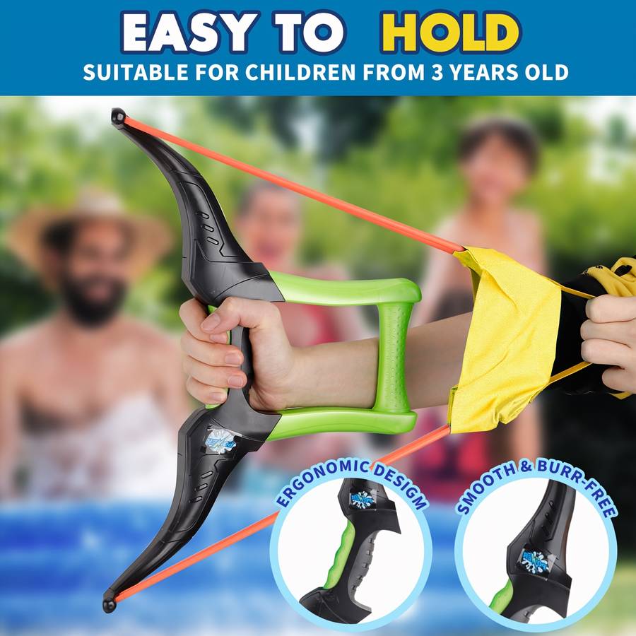 Toy Weapons Items Black Green Launching Bow  Add  12 Water Balloons  Add  Storage Bag