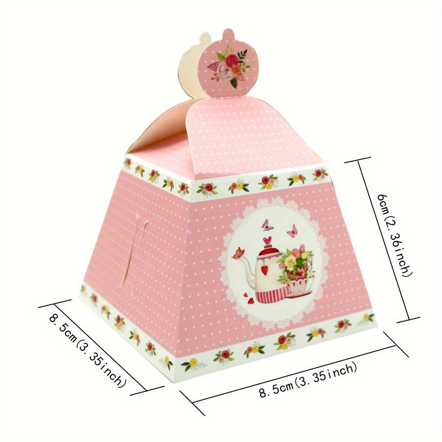 Christmas Gift Boxes Color Mix-12Pcs Size 8.5X8.5X6Cm