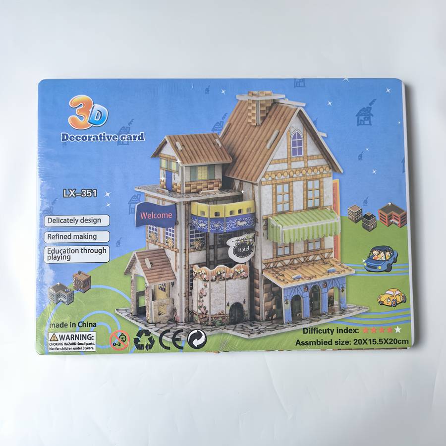 Building Toy Architectural Model Toy Set Model D