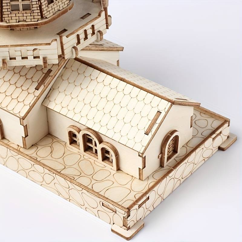 Building Toy Architectural Model Toy Set Style Windmill