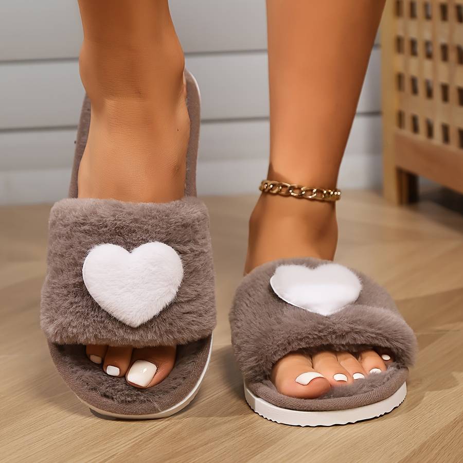 Cotton Slippers Color Coffee Black Sizeuk 3.5-4