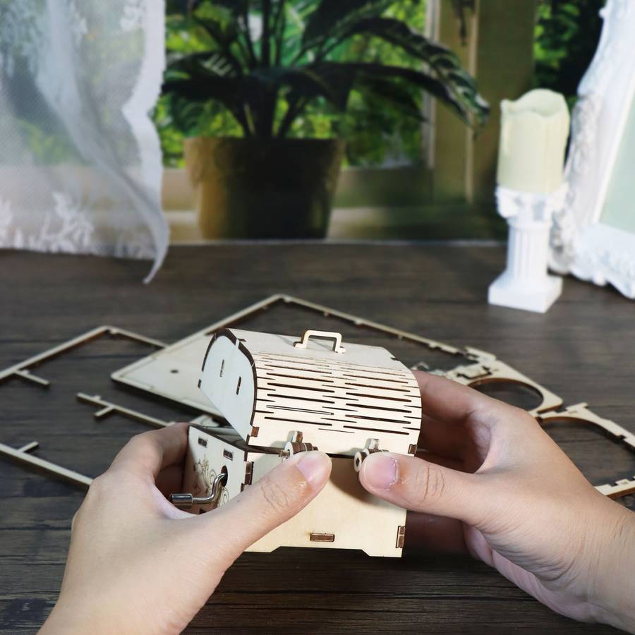3D Puzzle Musical Instrument Model Style Hand Treasure