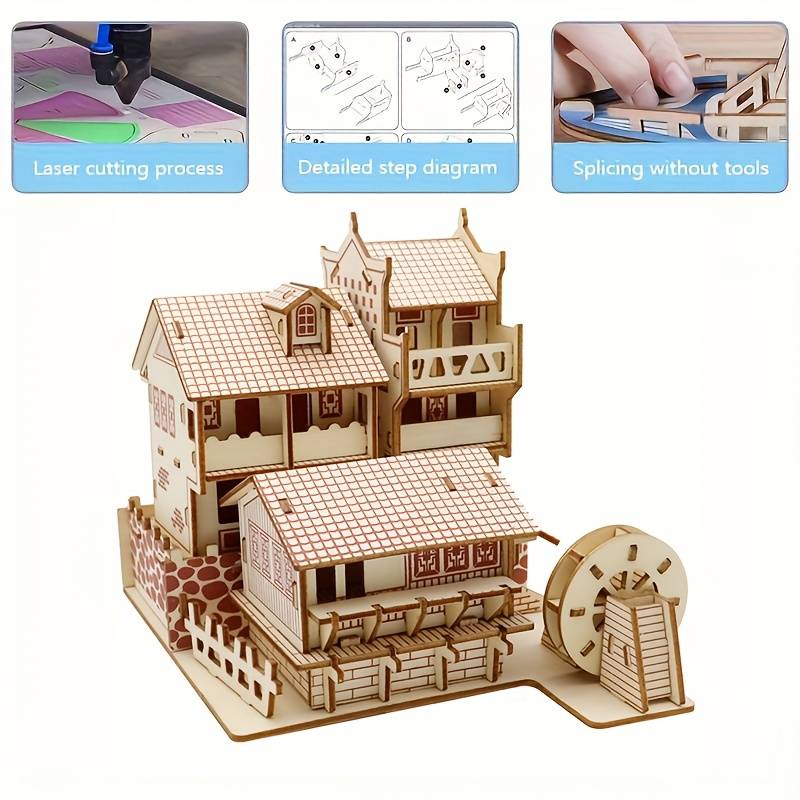 Building Toy Architectural Model Toy Set Items Fenghuang Ancient Town