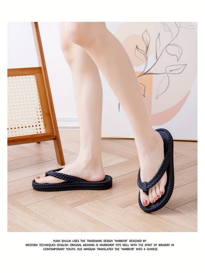 Ladies Summer Flip Flops White Uk 8