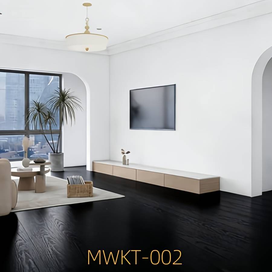 Self Adhesive Floor Stickers Dark Walnut 80.01Cm*200.0Cm