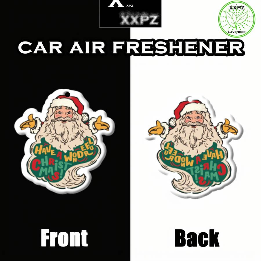 Car Interior Decor Scent: Lavenderstyle Santa 5 Pcs Flavors