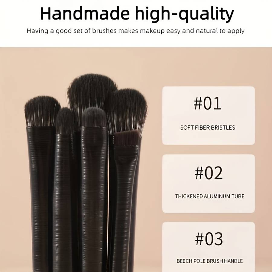 Makeup Brush Set Style Premium Black Brush Dance Branch