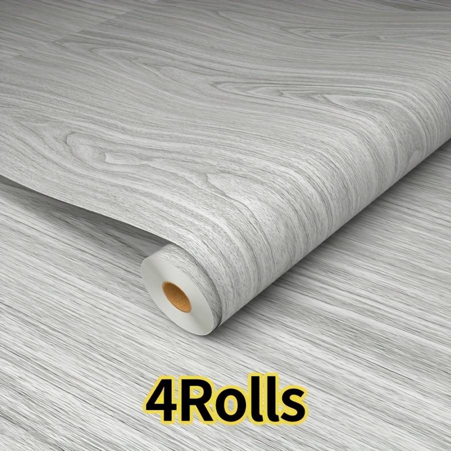 Self Adhesive Floor Stickers White Oak 39.99*100Cm