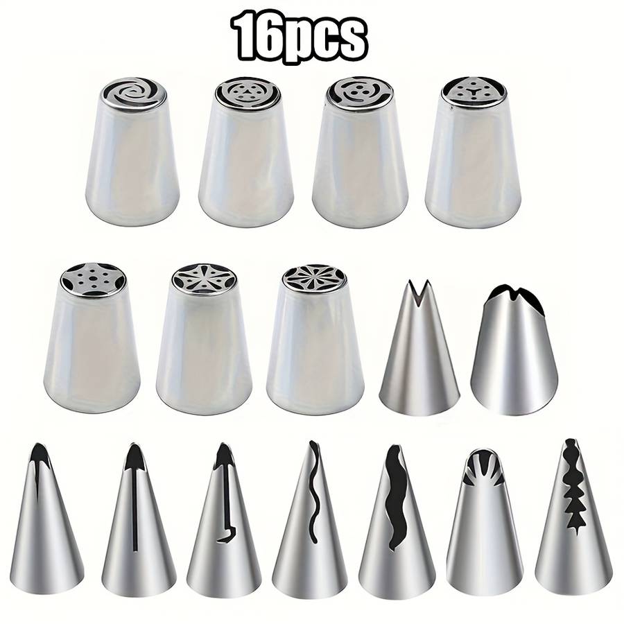 Professional Cake Decorating Head Items Russian 7 Add 2 And 7 Piece Flower Mouth Set