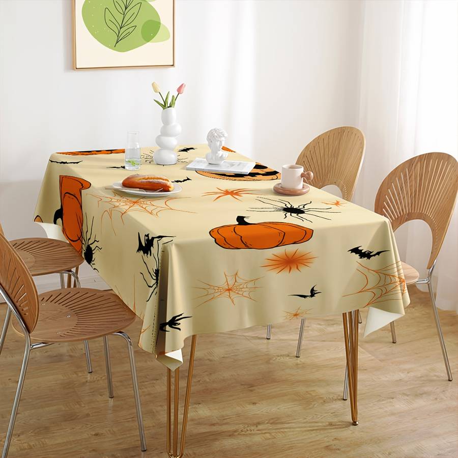Halloween tablecloth decoration size 140cm x 220cm or 55.12in x 86.61in