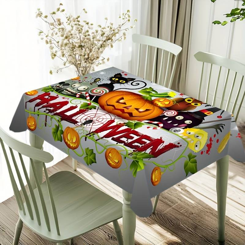 Halloween tablecloth decoration size 90x140cm or 35.43x55.11in