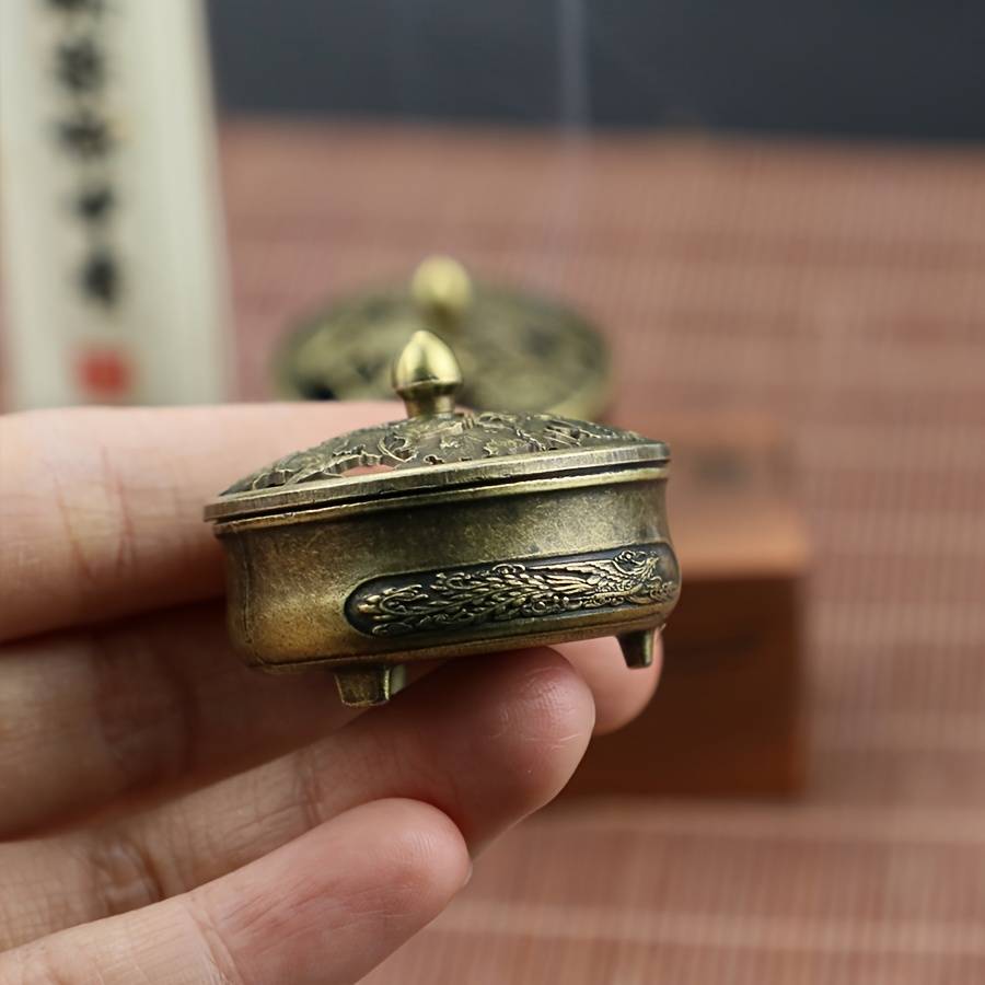 Incense Burner Color  New Style Lotus Leaf Dragon And Phoenix Incense Burner