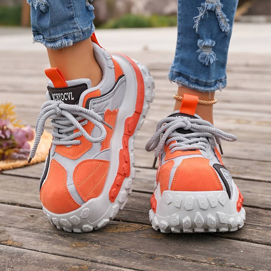 Women S Sneakers Color Orange Sizeuk 2.5