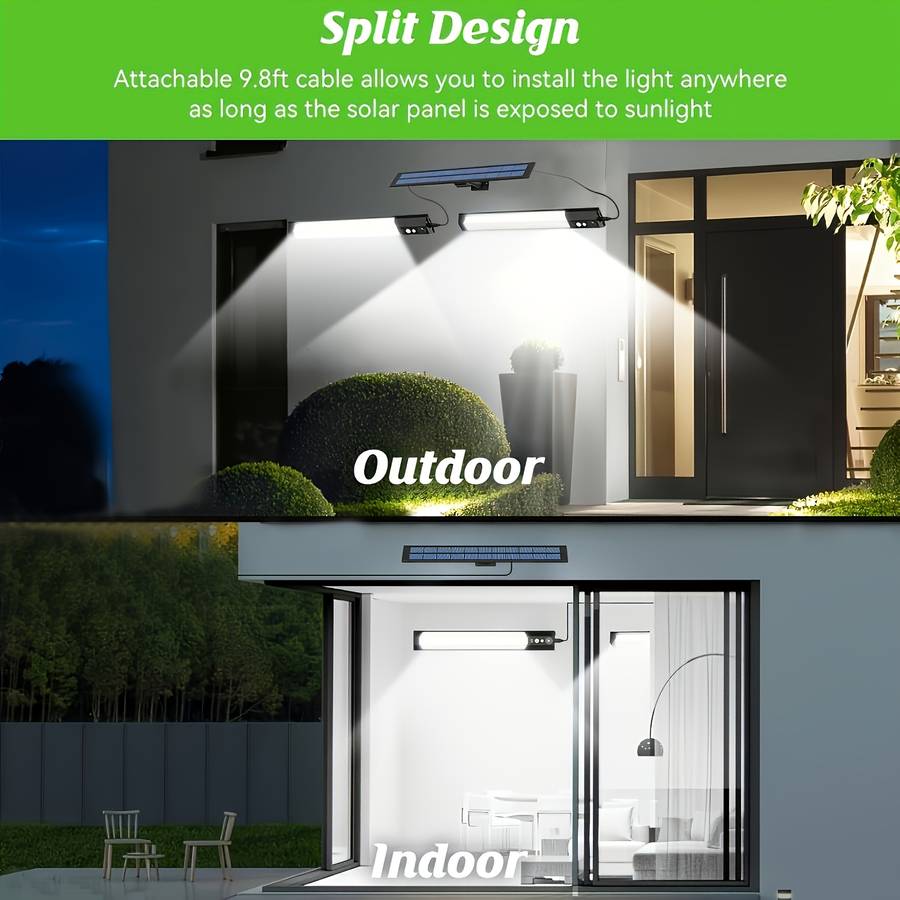 158LEDS 2XPE Outdoor Solar Light