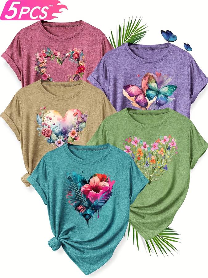 Womens T Shirt Color Peacock Blue Periwinkle Green Cardi Deep Space Gray Sizes