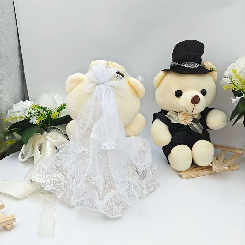 Toy Doll Color Couple Bear Quantity 2Pcs