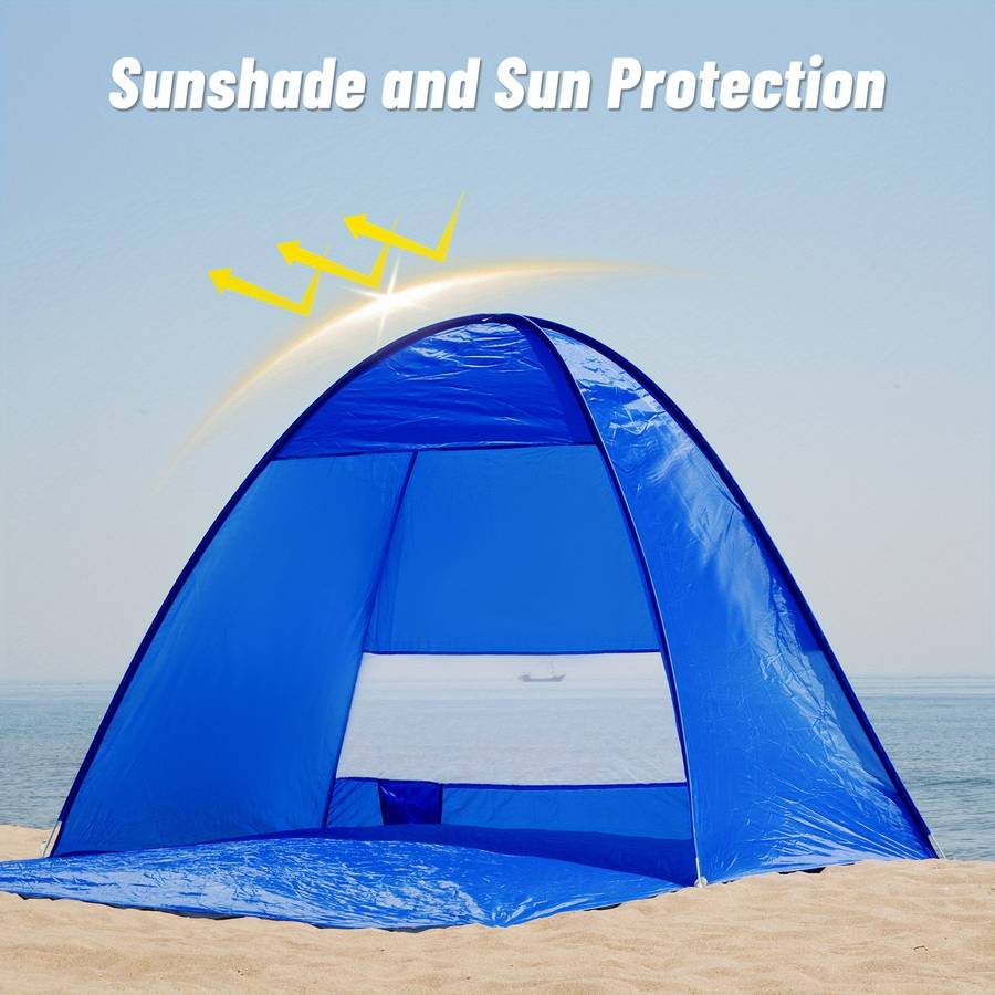 Durable Pakicetus Instant Pop Up Beach Tent Large Portable Camping Shelter Sun