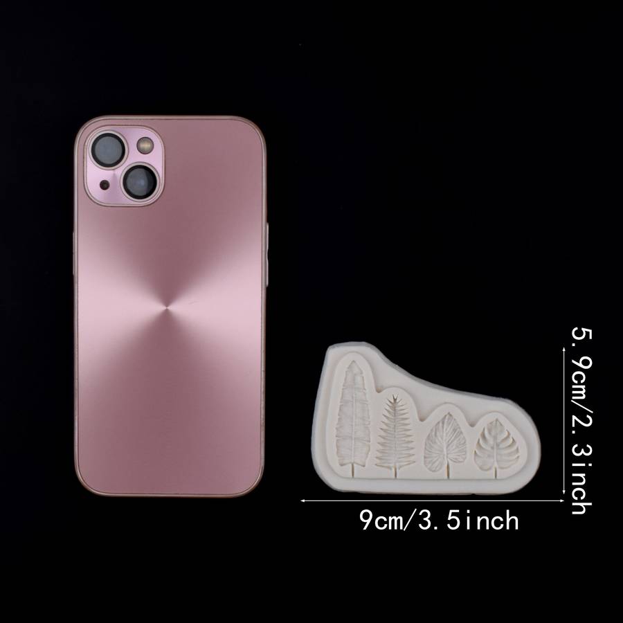 Suitable For Baking Molds Color 1Pc Palm And Turtle Leaf Silicone Mold