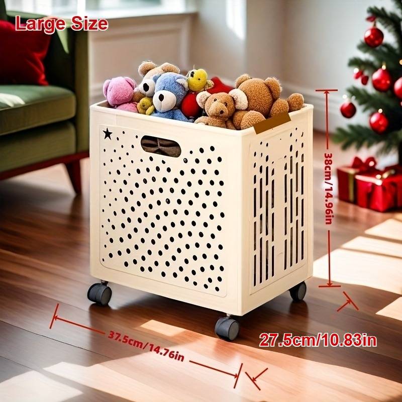 Storage And Organizationcolor Butter Coffee  Large Size With Pulley