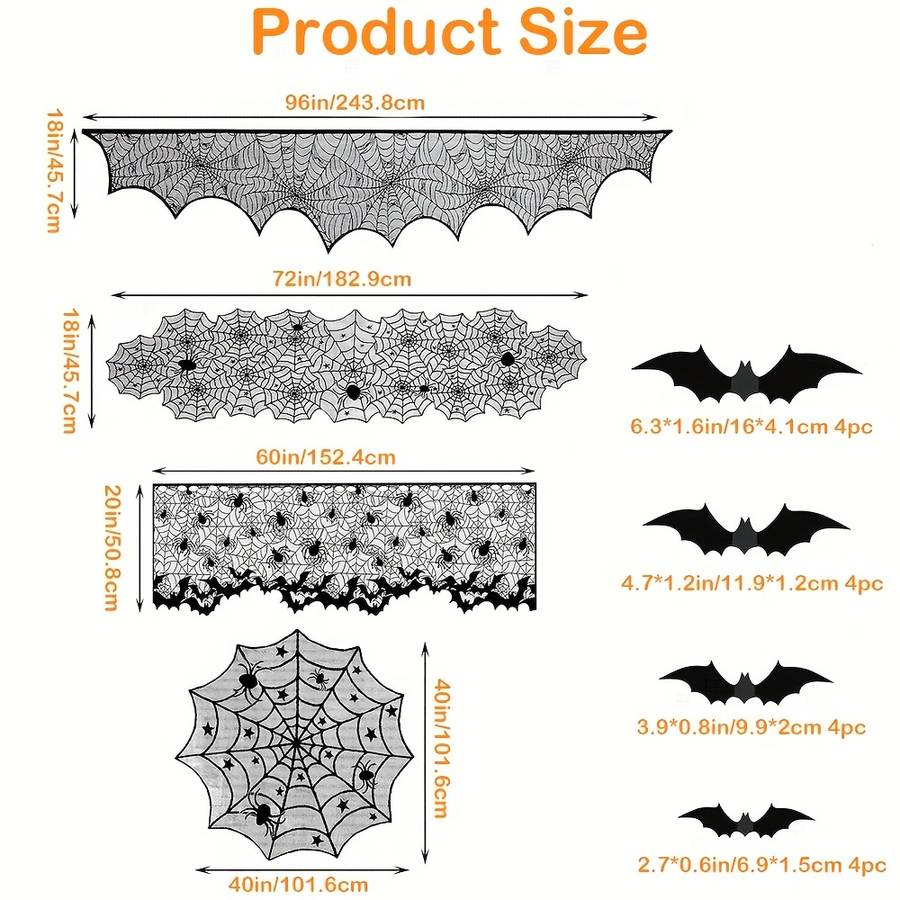 Halloween tablecloth decoration Model 5pack Halloween Decorations