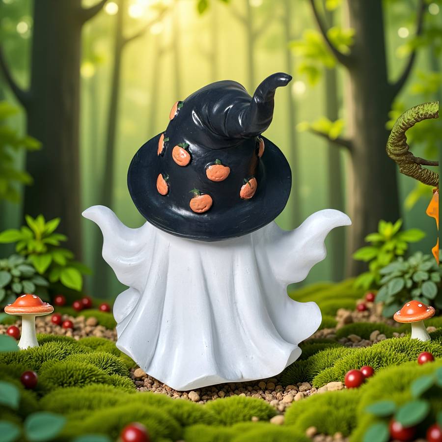 Halloween Decorations Color Multi Color Cute Confused Pumpkin Ghost Model 2001 Ornament