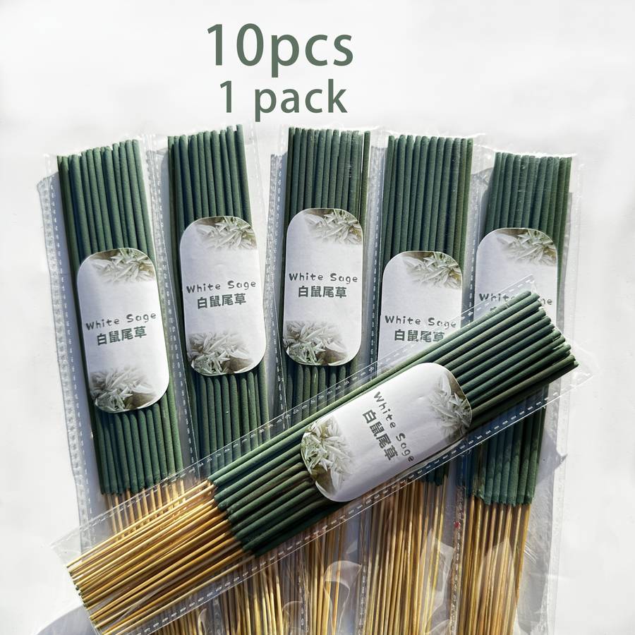 Scenteincense Sti Quantity 10 Pieces Pack White Sage Incense Sticks