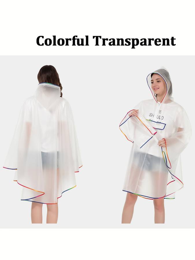 Raincoat White Size Asian Onesize