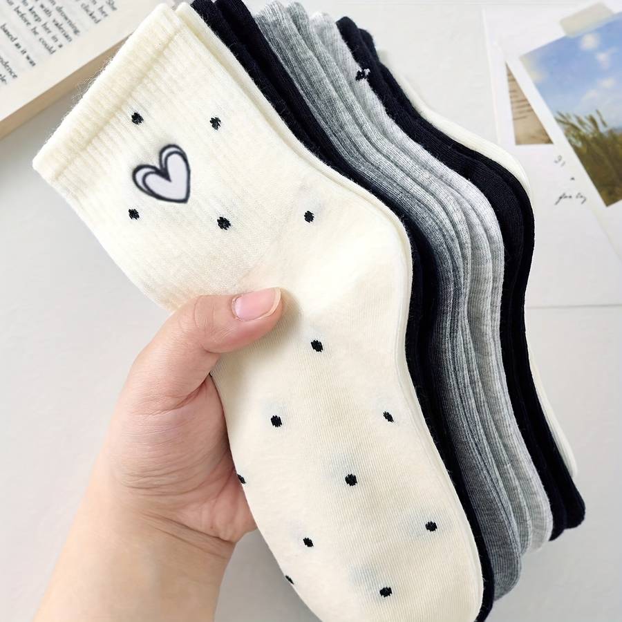 Women S Socks Color Mixed Color5 Pairs Size Onesize