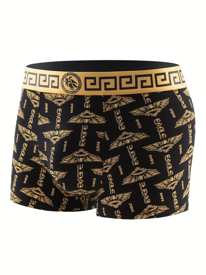 Mens Underwear Color 1 Pack  Black Golden Nb Set Random Sizexxl