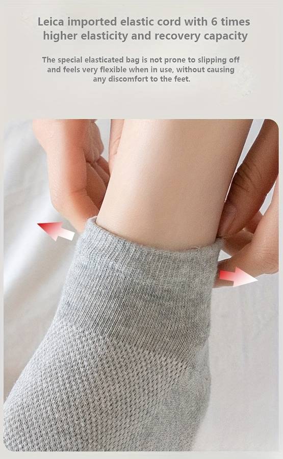 Women S Socks Color 5Pairs White Size Onesize
