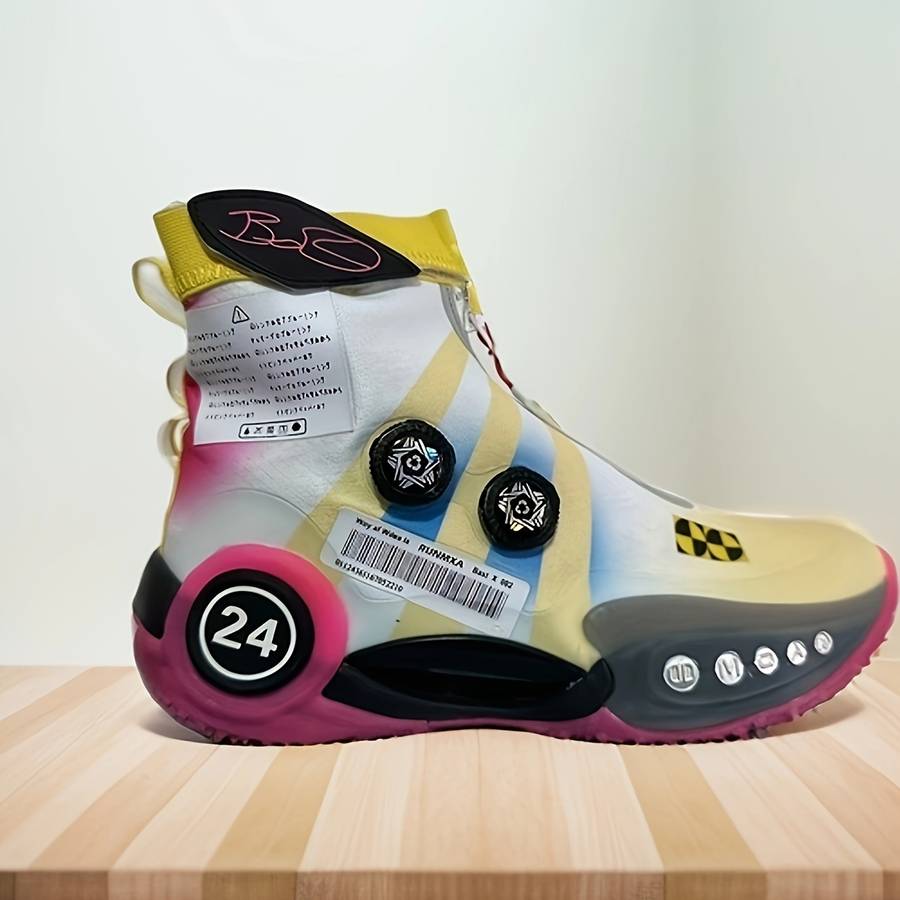 Basketball Shoes Color White Pink Sizeuk 6.5