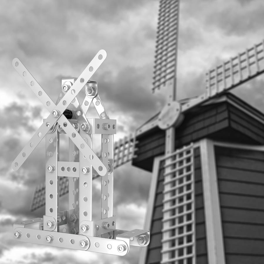 Building Toy Architectural Model Toy Set Style Hanging Tower 3 Models