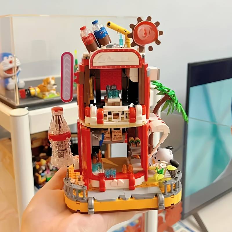 Building Toy Architectural Model Toy Set Model Model House Building Blocks