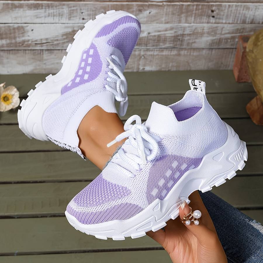 Women S Sneakers Color Violet Sizeuk 5.5