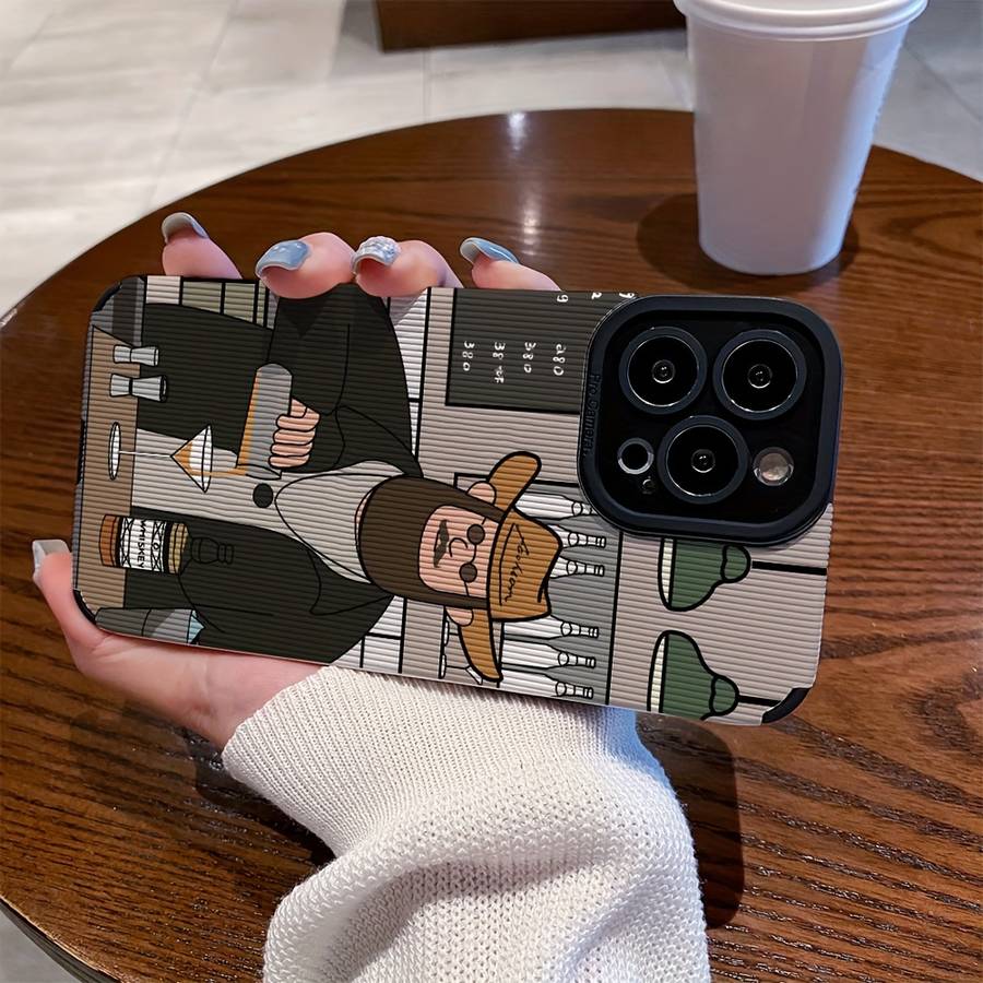 1Pc Mixed Color  For iPhone 7 8 The Bartender Pattern Phone Case