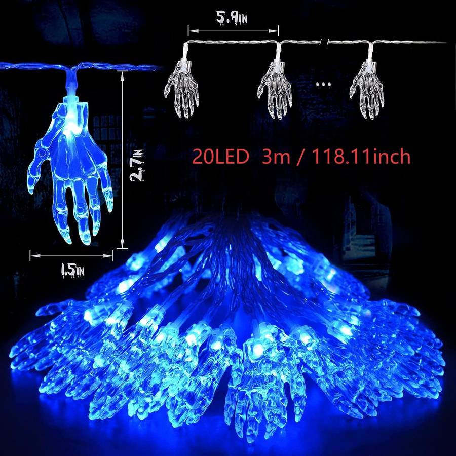 Halloween Decorations Color Green Light Quantity 20 Leds