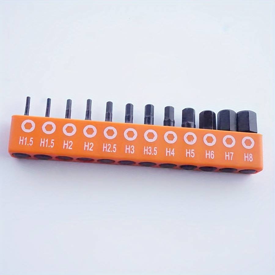 Screwdriver Bit Tool Set Model Hexagon Socket Metric 12Pcs