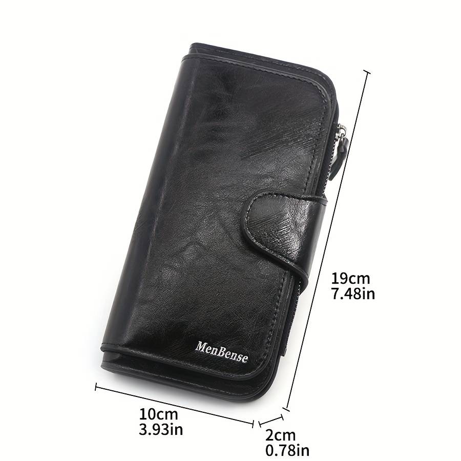 A Large Capacity Multifunctional Women'S Wallet With Multiple Card Slots A Long Three-Fold Des