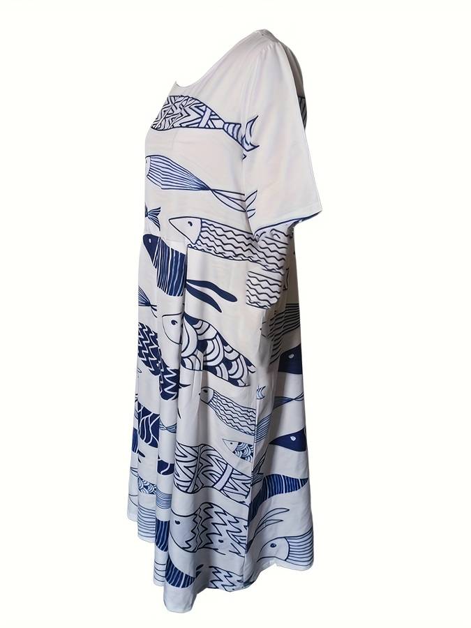 Women S Dress Color White Size 5Xl